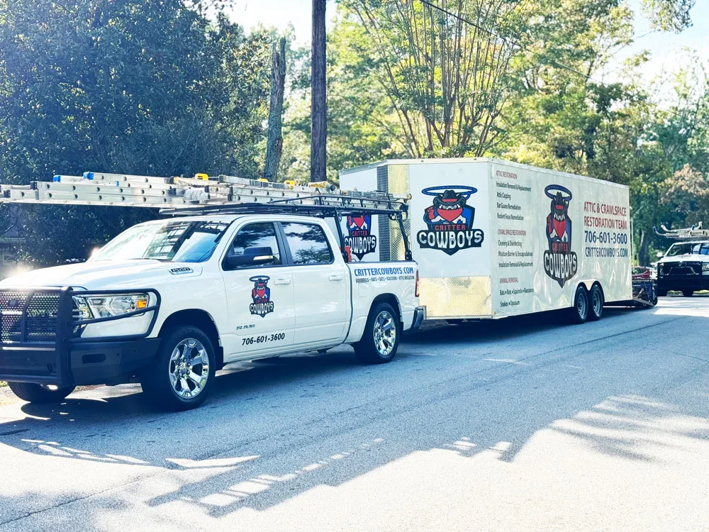 Critter Cowboys technician truck